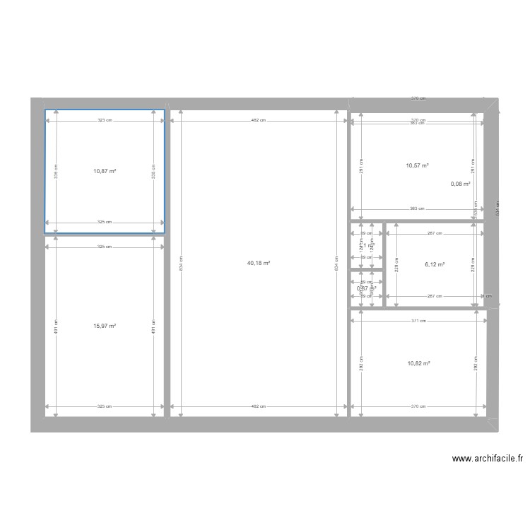 ebauche 2 juju. Plan de 0 pièce et 0 m2