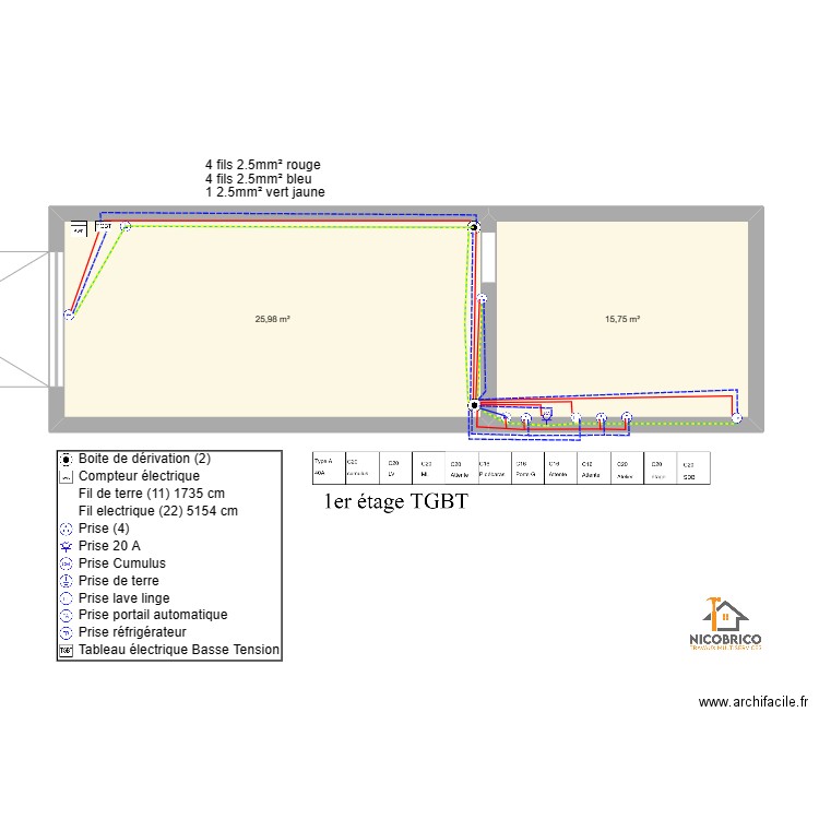 Daniel B. Plan de 0 pièce et 0 m2