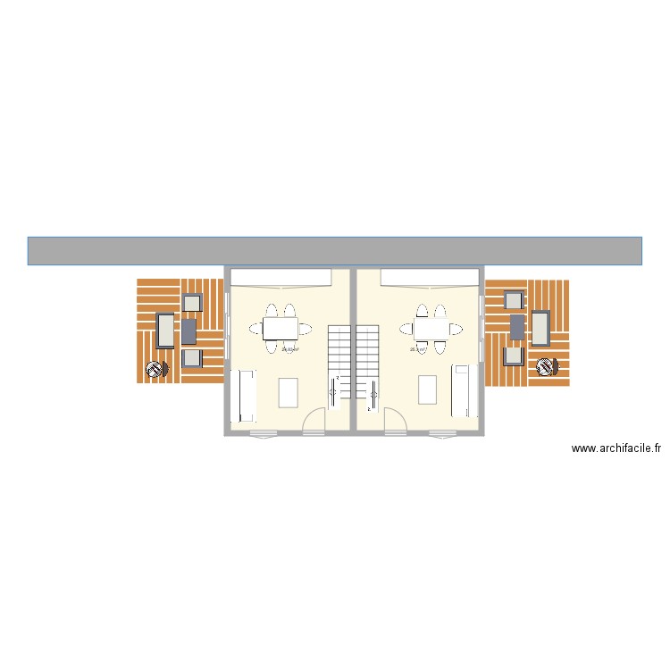 gite rez de chaussée. Plan de 0 pièce et 0 m2