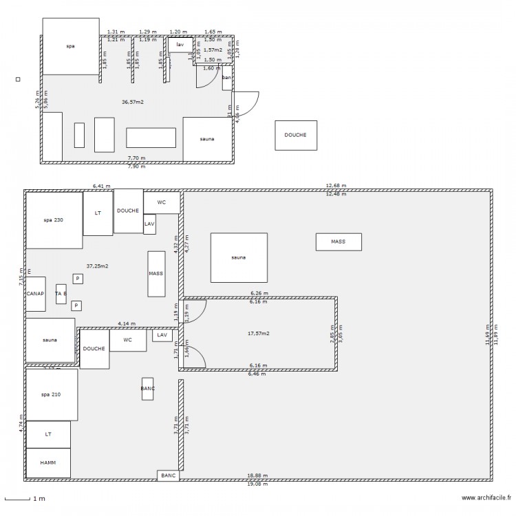 SPAHAUT2. Plan de 0 pièce et 0 m2