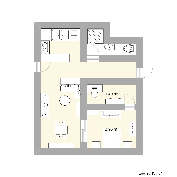 PLAN CHEMIN NEUF. Plan de 0 pièce et 0 m2