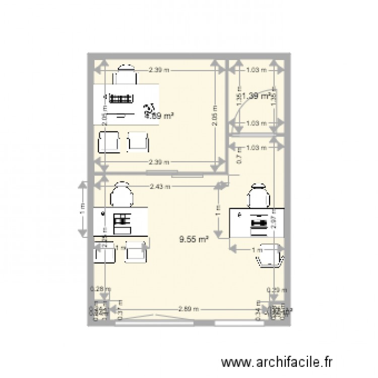 local. Plan de 0 pièce et 0 m2