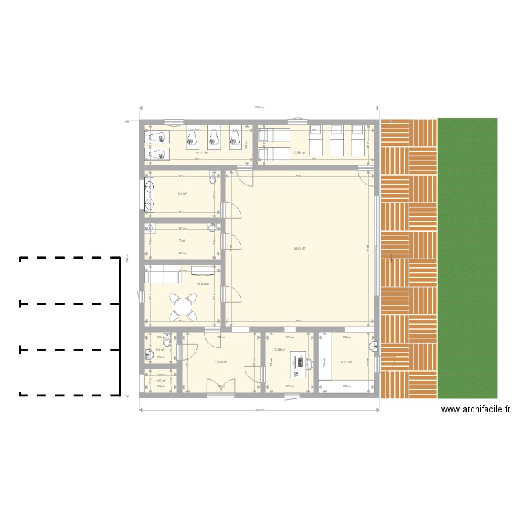 plan crèche. Plan de 0 pièce et 0 m2