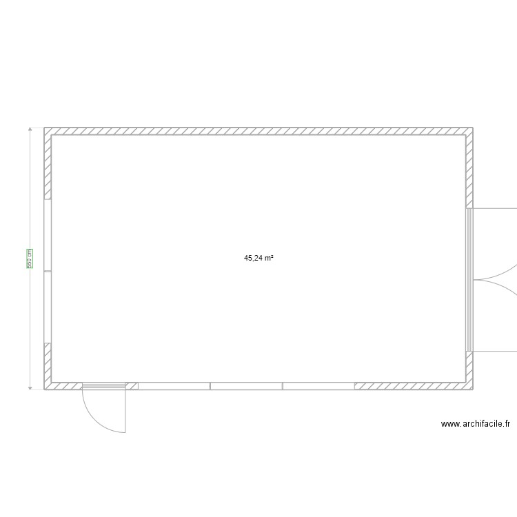 plan sol atelier. Plan de 0 pièce et 0 m2