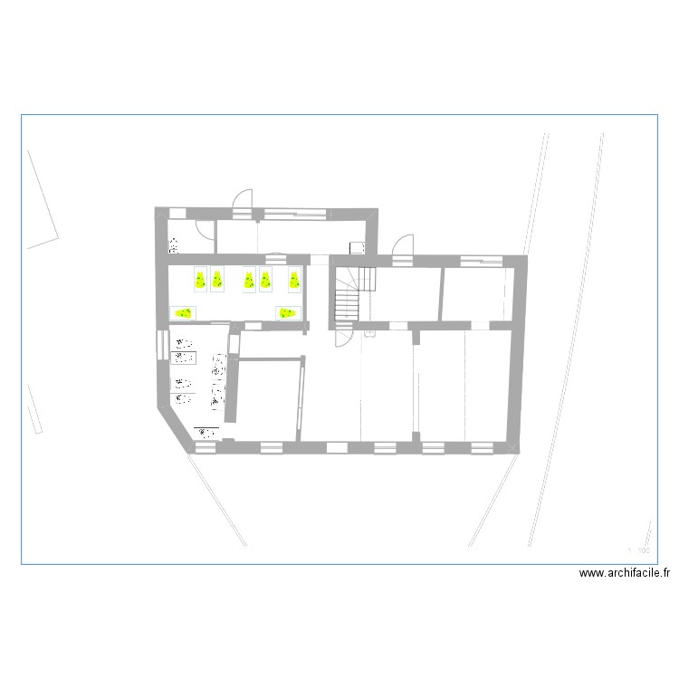 permis entrée modifiée. Plan de 0 pièce et 0 m2