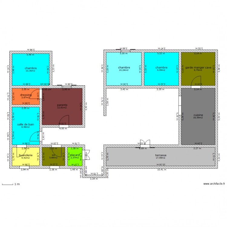 numa home. Plan de 0 pièce et 0 m2