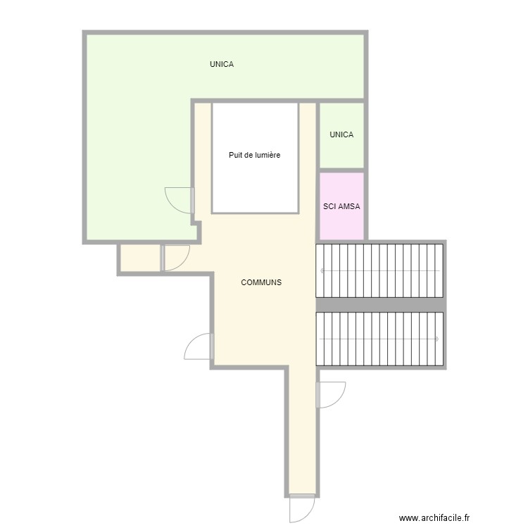 Etat innitial. Plan de 0 pièce et 0 m2