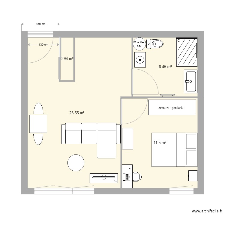 T2 plan. Plan de 0 pièce et 0 m2