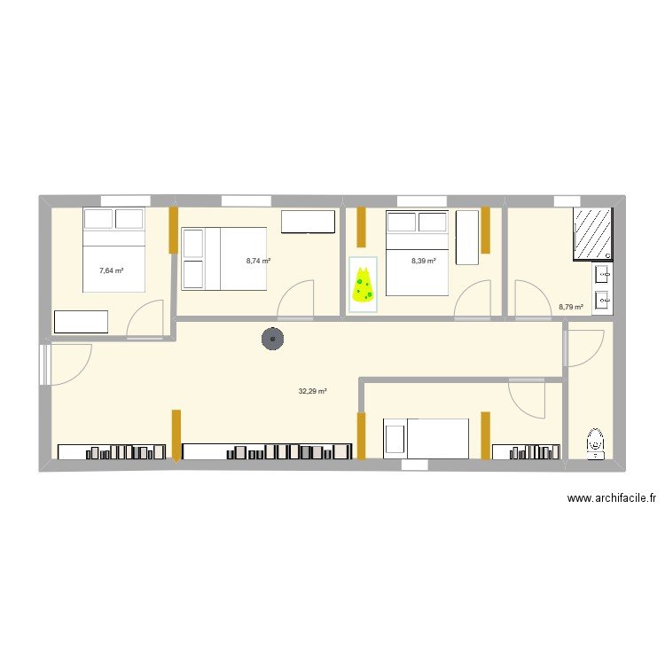 salle de chasse 2. Plan de 0 pièce et 0 m2