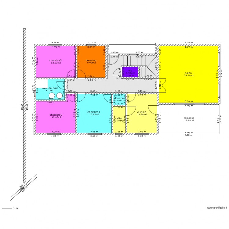 Maison togo. Plan de 0 pièce et 0 m2