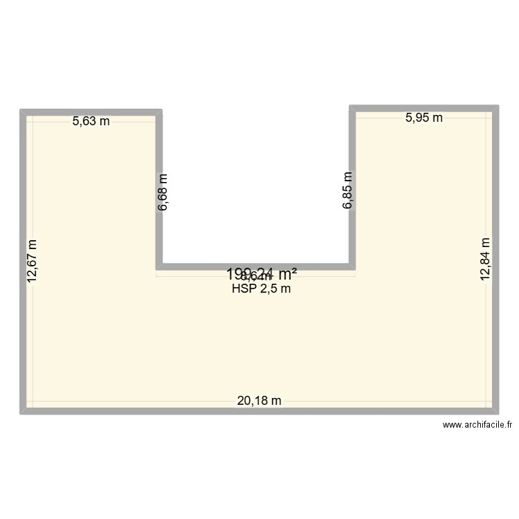 maison perso. Plan de 1 pièce et 199 m2