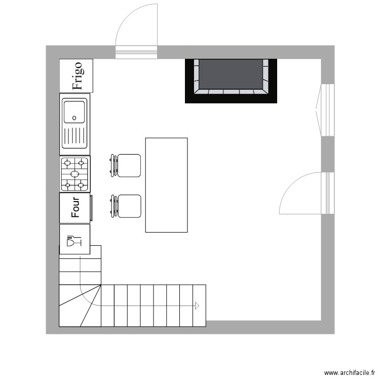 vue de dessus. Plan de 0 pièce et 0 m2