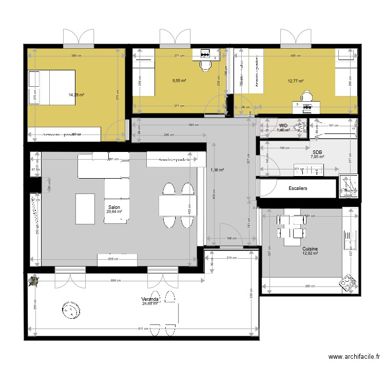 maison1. Plan de 0 pièce et 0 m2