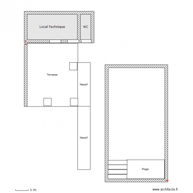 Espace Piscine2. Plan de 0 pièce et 0 m2