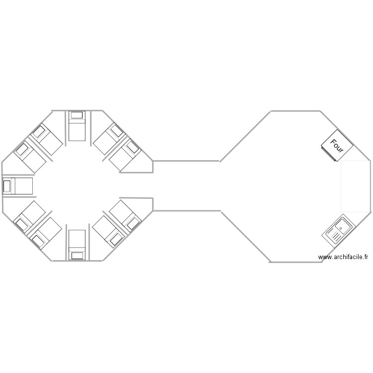 station Concordia. Plan de 0 pièce et 0 m2