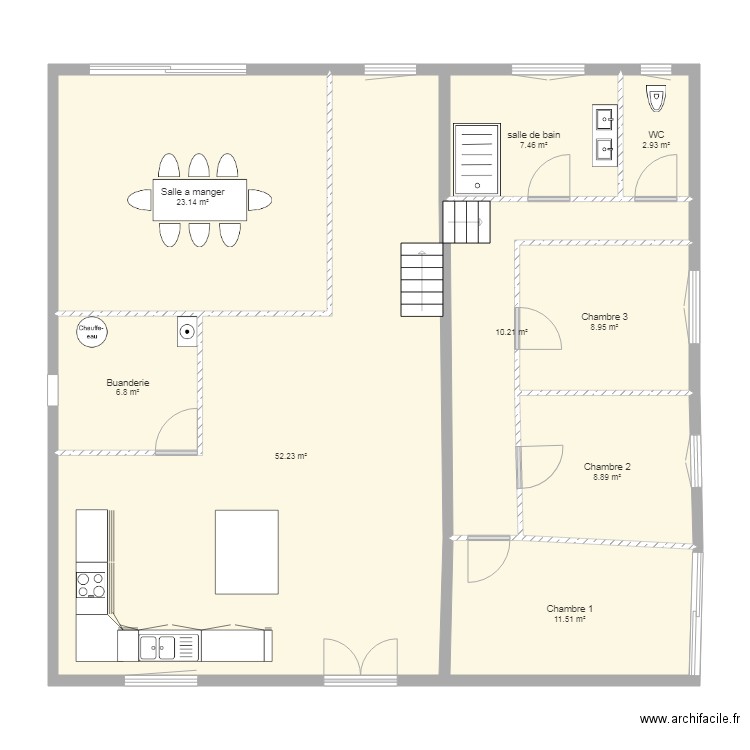 maison rozier. Plan de 0 pièce et 0 m2