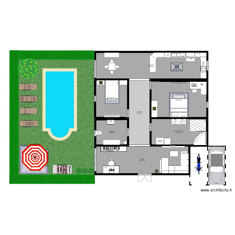 Maison idéal. Plan de 0 pièce et 0 m2