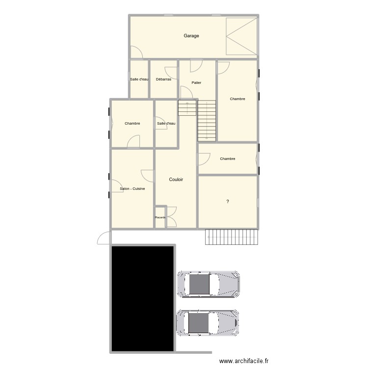 Héron 2. Plan de 10 pièces et 148 m2