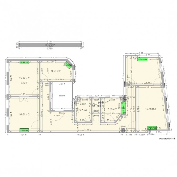 lyonnais cote simple. Plan de 0 pièce et 0 m2