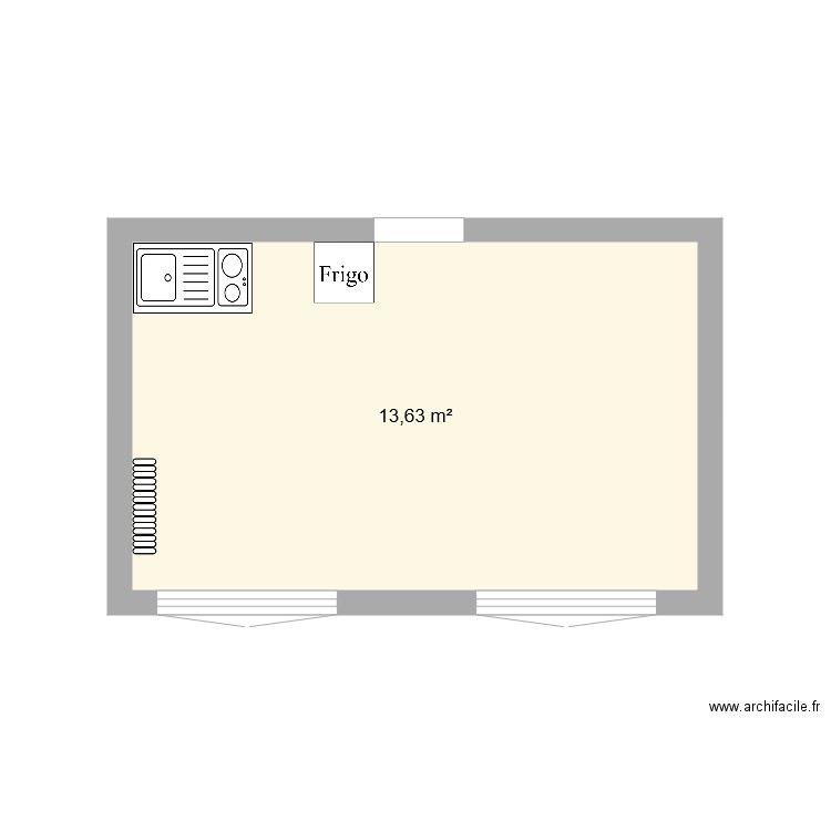 chambre dimi versailles. Plan de 0 pièce et 0 m2