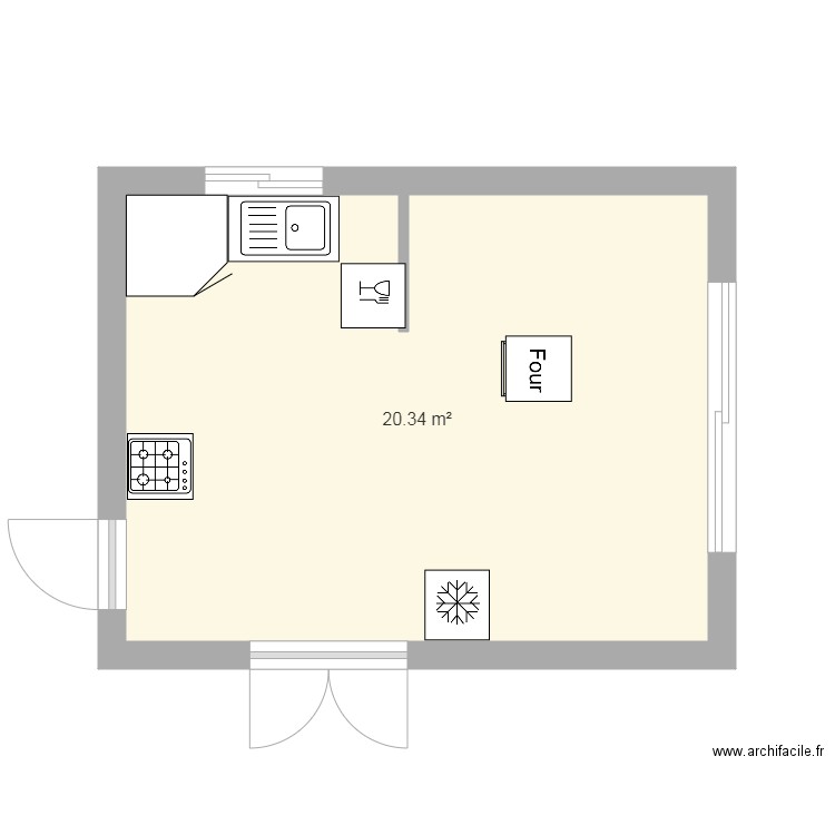 Cuisine2. Plan de 0 pièce et 0 m2