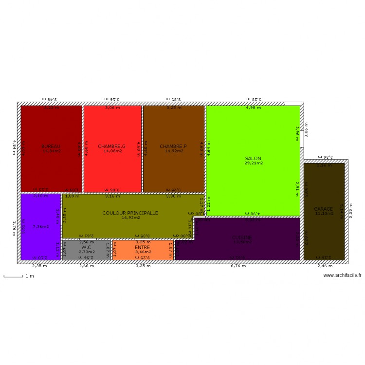 GAETAN. Plan de 0 pièce et 0 m2