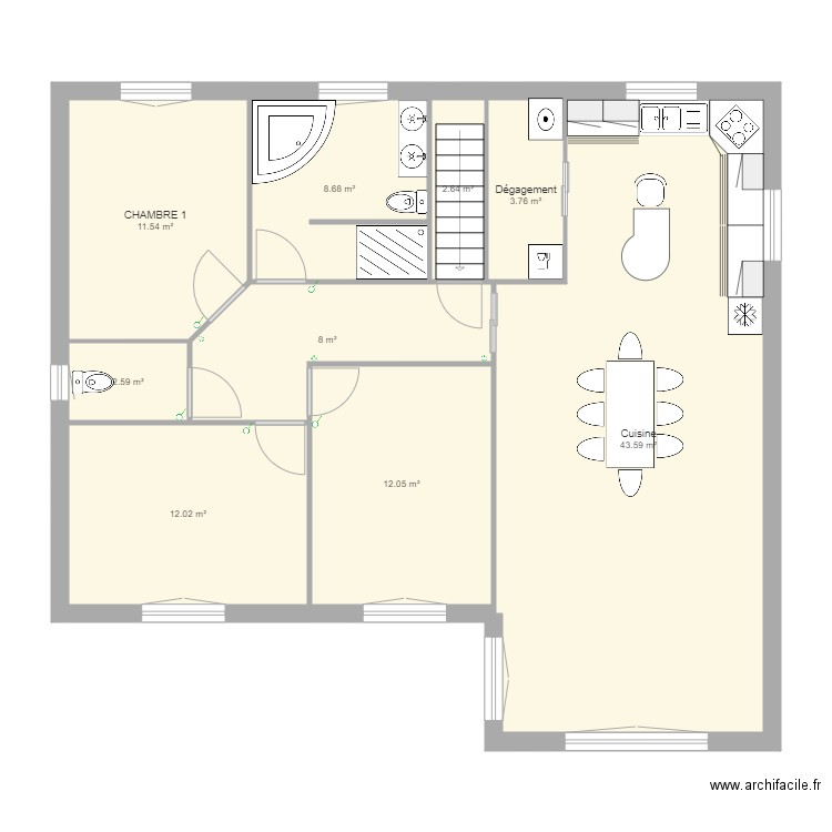 Projet Aveyron2. Plan de 0 pièce et 0 m2