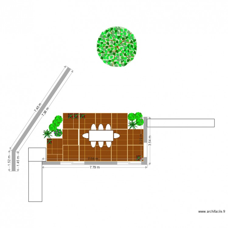 terrasse 1. Plan de 0 pièce et 0 m2