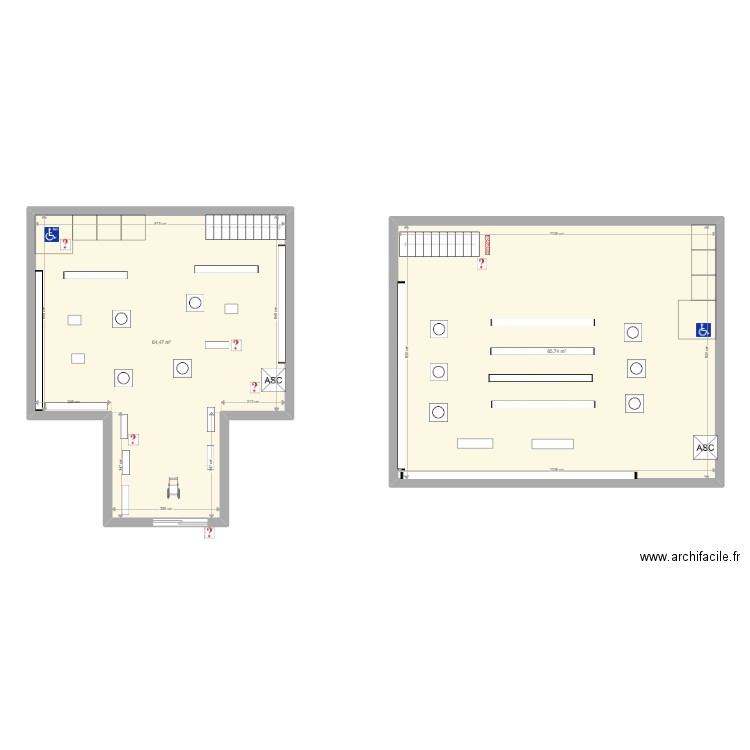 Magasin de vètements. Plan de 0 pièce et 0 m2