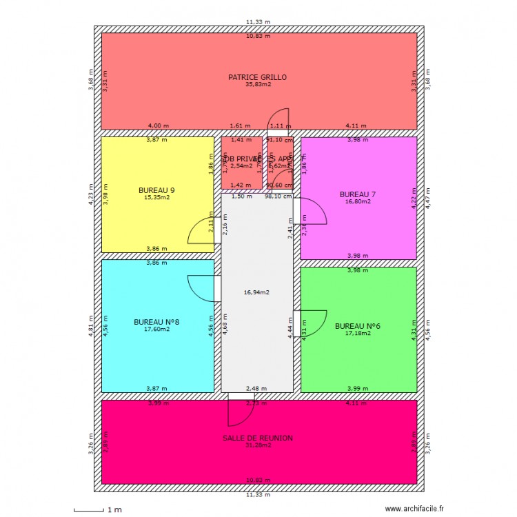 PONTPIERRE 8 2eme DEFINITF. Plan de 0 pièce et 0 m2