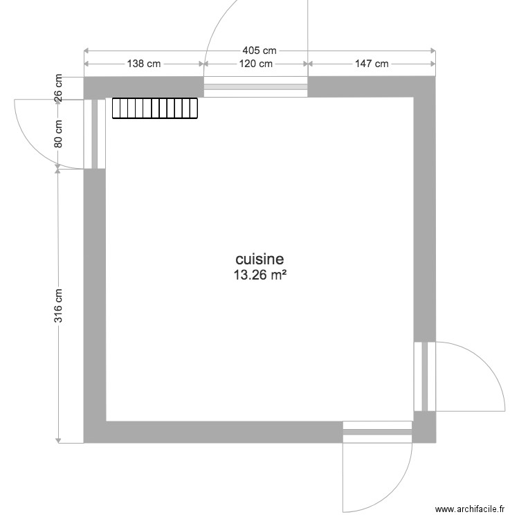 cuisine. Plan de 0 pièce et 0 m2