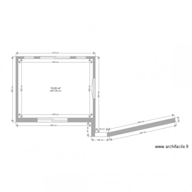 david 1. Plan de 0 pièce et 0 m2