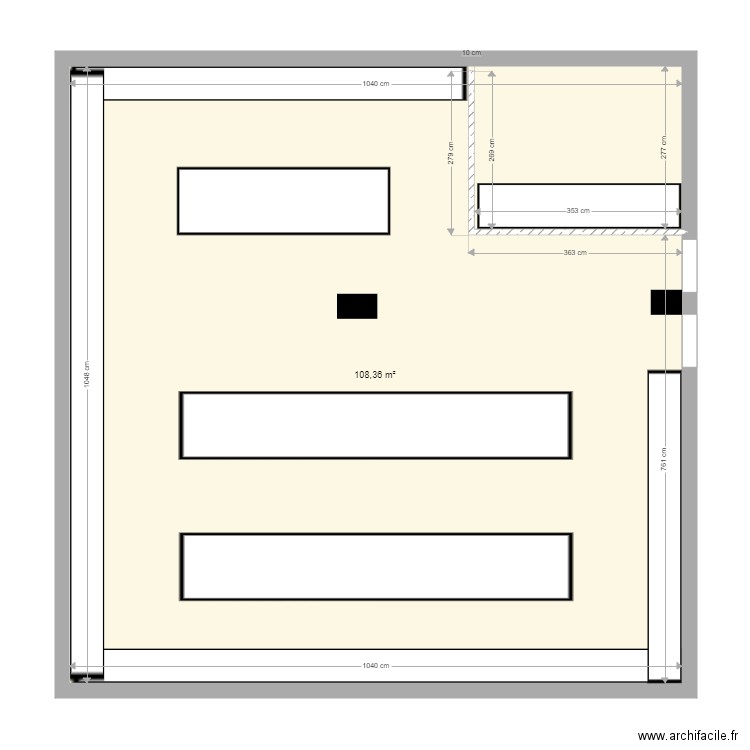 Magasin 3. Plan de 0 pièce et 0 m2