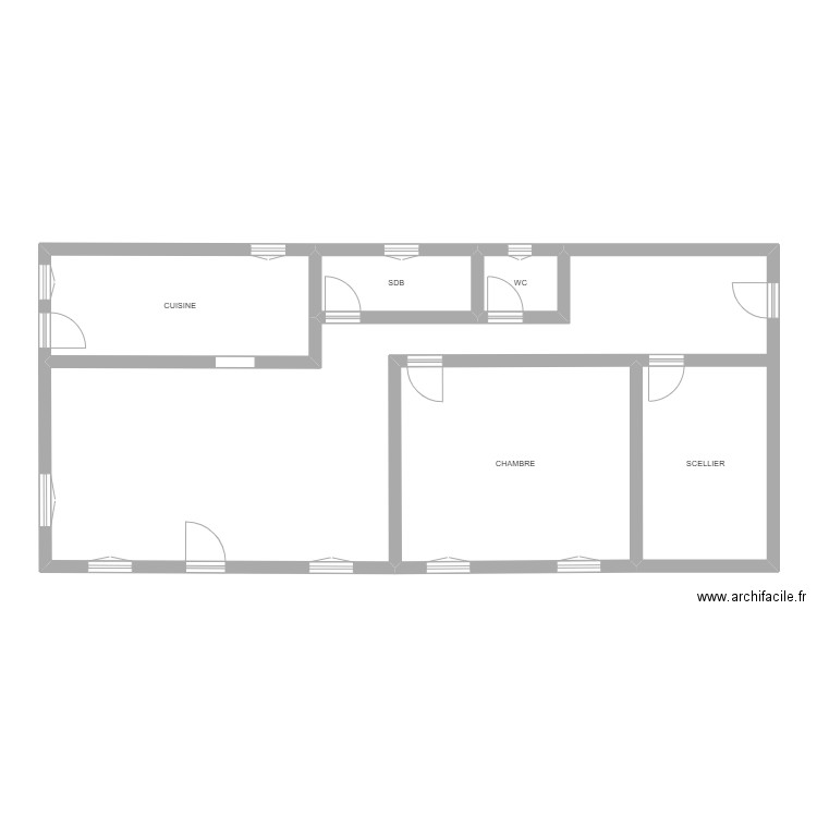 CUVILLIER RDC. Plan de 0 pièce et 0 m2