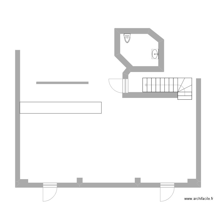 BAR . Plan de 0 pièce et 0 m2