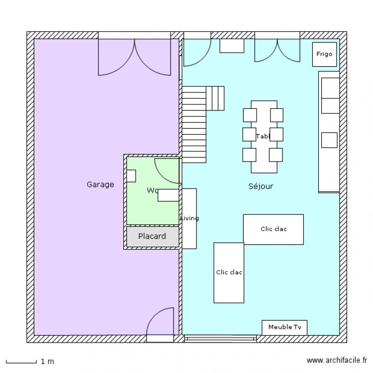 Maison RDC1. Plan de 0 pièce et 0 m2