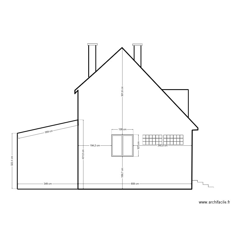 PIGNON GAUCHE 5B. Plan de 0 pièce et 0 m2