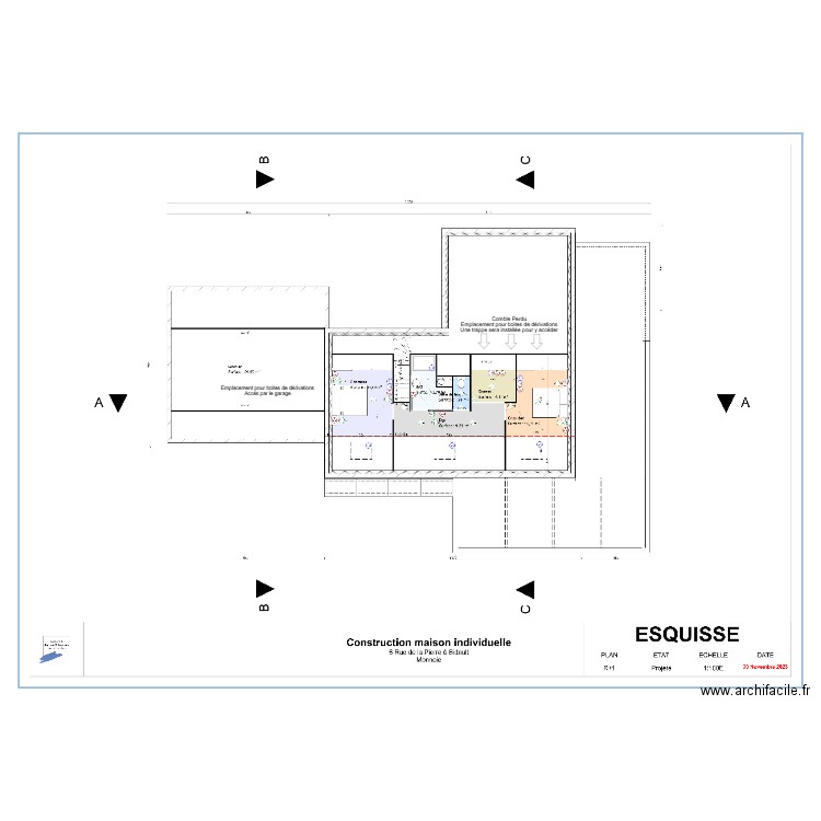 GIRAULT 1er etage. Plan de 0 pièce et 0 m2