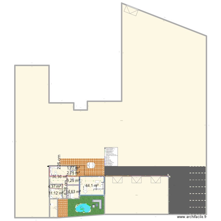 maison vc nouv entier elec. Plan de 12 pièces et -1429 m2