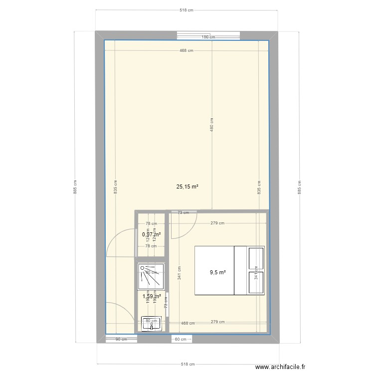 plan 4. Plan de 0 pièce et 0 m2