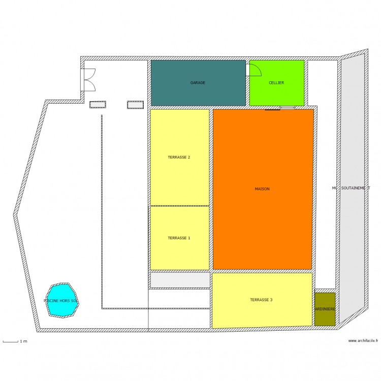 PLAN GENERAL MAISON. Plan de 0 pièce et 0 m2