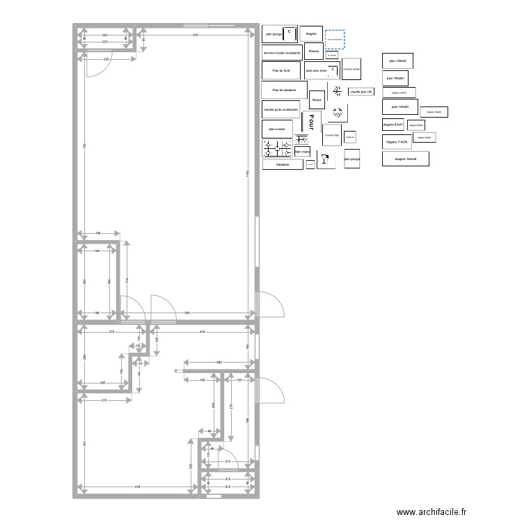 Le Carli. Plan de 0 pièce et 0 m2