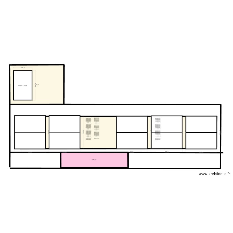 elevation  sud 1. Plan de 0 pièce et 0 m2