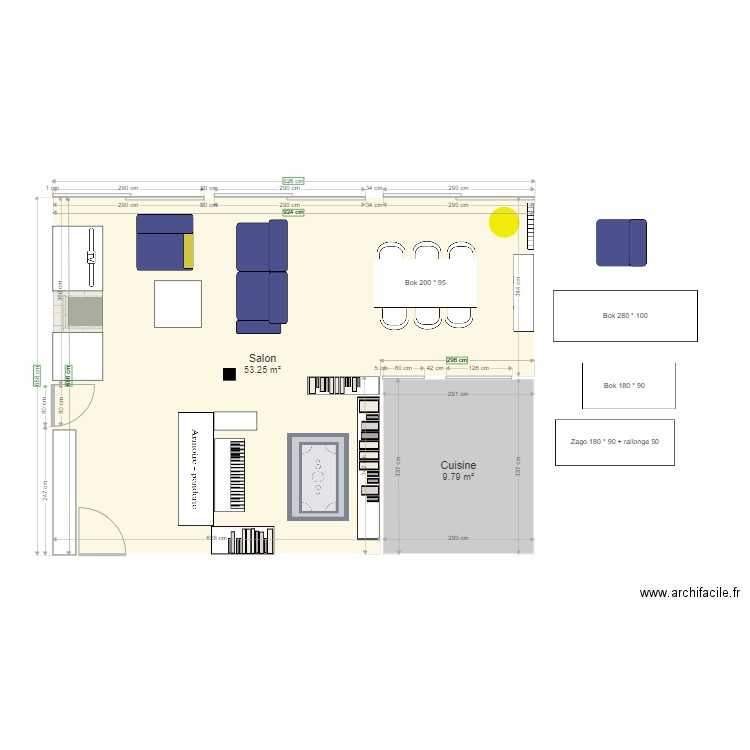 Veyrier salon Jan 2021. Plan de 0 pièce et 0 m2