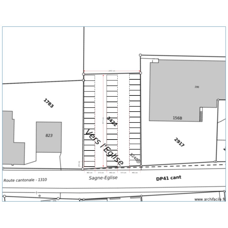 Parking2. Plan de 0 pièce et 0 m2