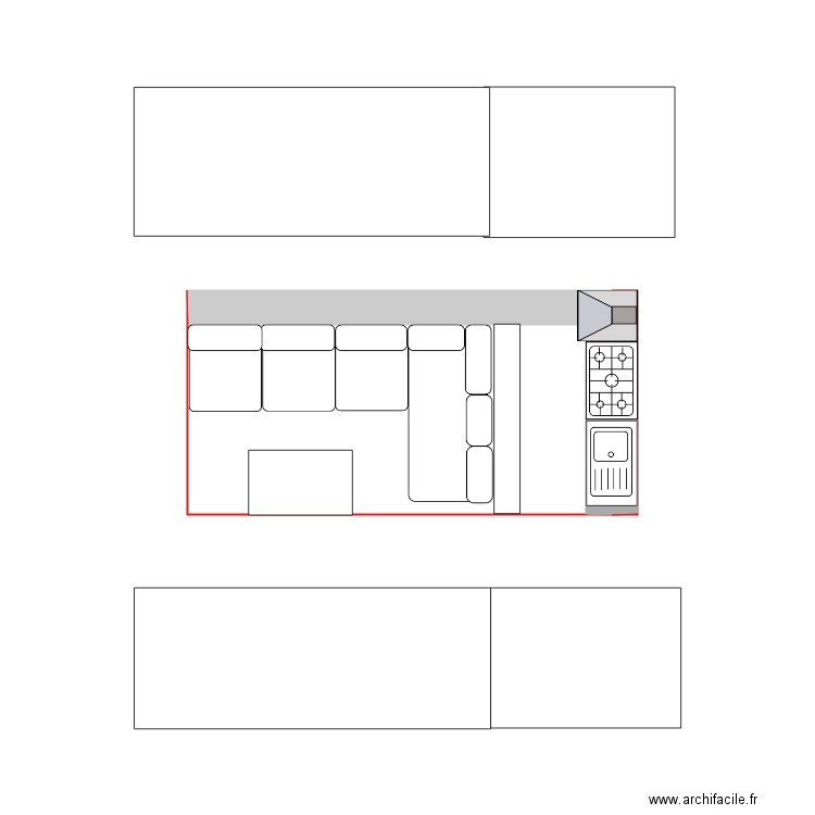 SALON SUR BASSIN. Plan de 0 pièce et 0 m2