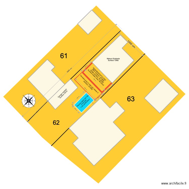 Plan de masse talence. Plan de 0 pièce et 0 m2