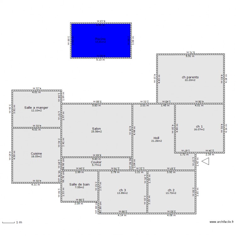 Plan Extra 1. Plan de 0 pièce et 0 m2