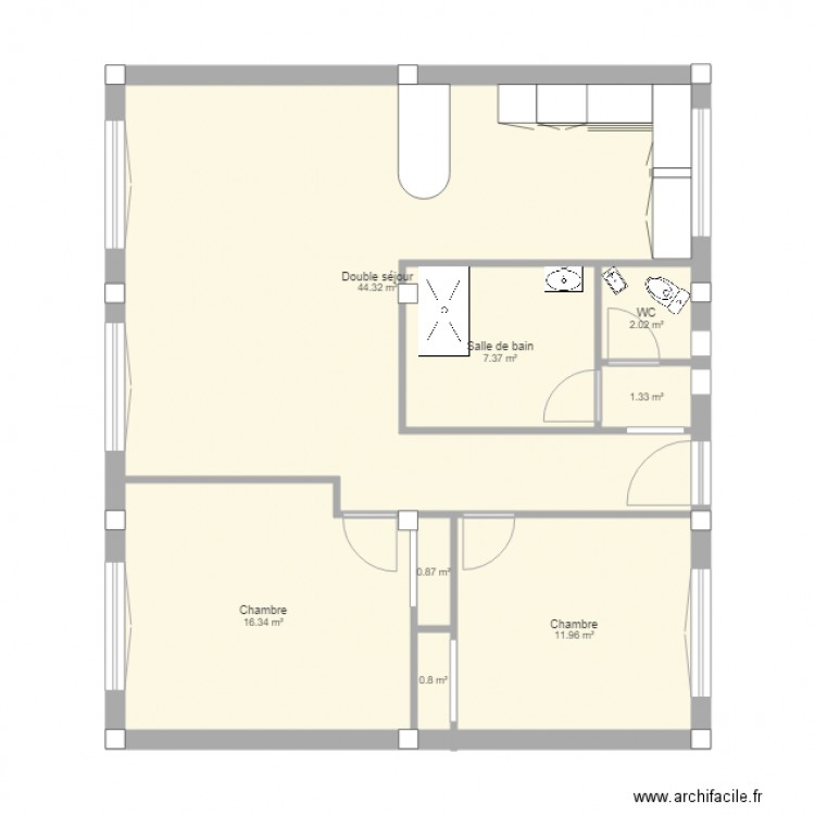 djenane modif2. Plan de 0 pièce et 0 m2