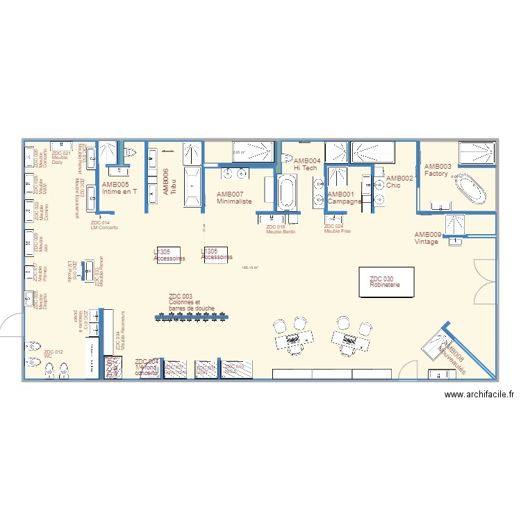 SHOWROOM LAVAL. Plan de 0 pièce et 0 m2